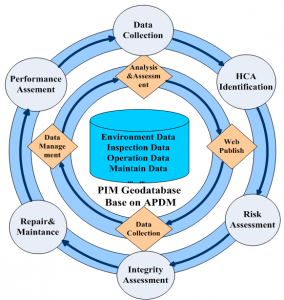 Working procedure circulation and data flow circulation of PIM.