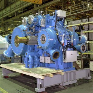 This eight-stage RG-type integrally geared centrifugal compressor is optimized for a carbon dioxide application.