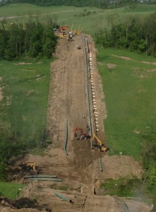 Pipeline in the Utica Shale.