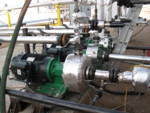 Photo by Magnatex Pumps, Inc. A magnetically driven centrifugal pump used in CL-WGTF. 