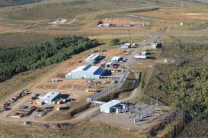 An aerial view of the The Ryckman Creek Gas Storage facility.